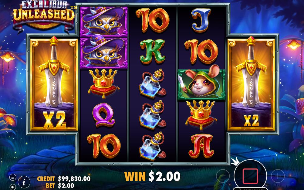 Free Spins-läget med Wild-rullar och multiplikatorer