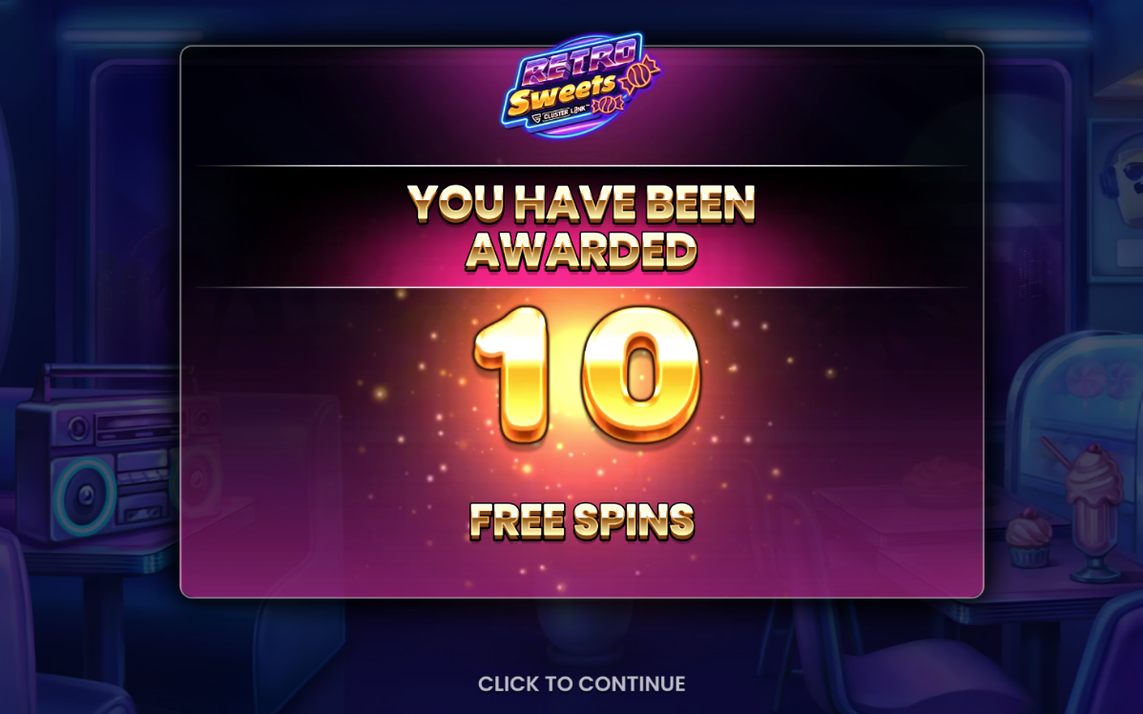 Free Spins-läget så som det ser ut i spelet