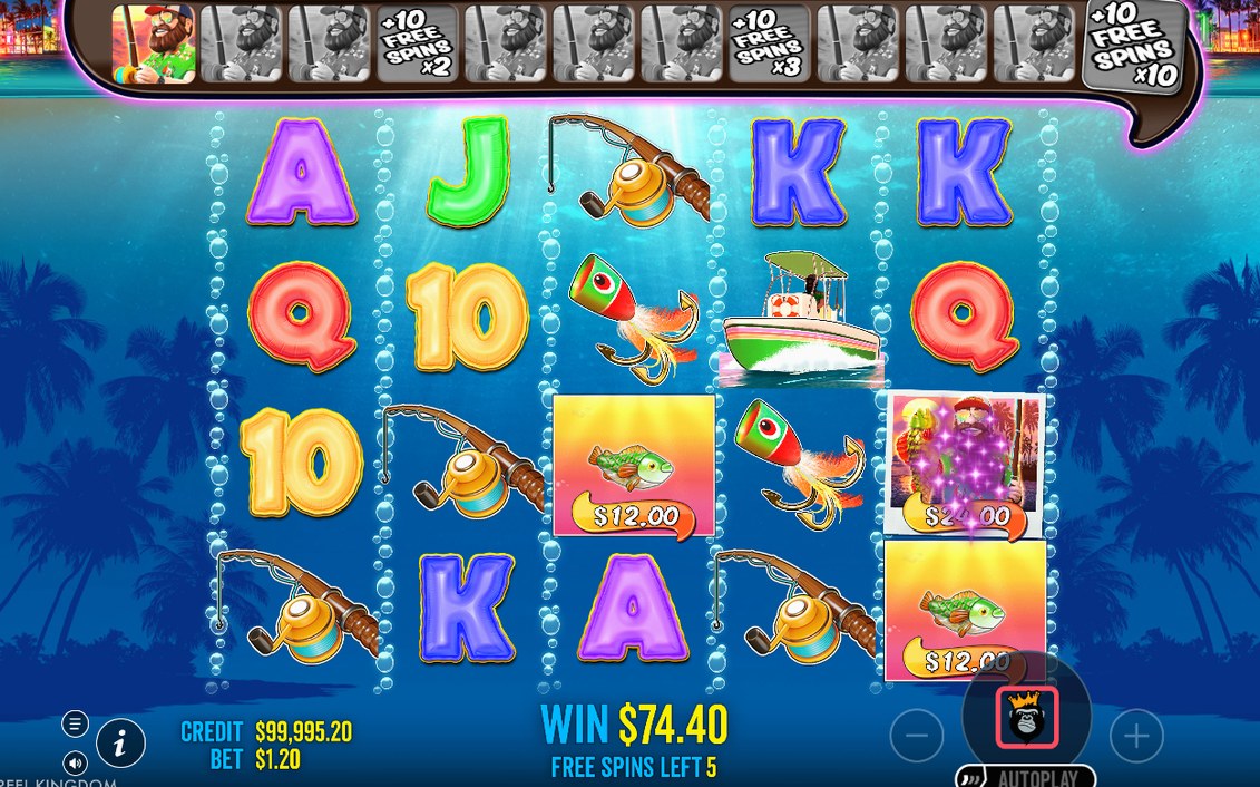 Wild och symboler med pengavärde i Free Spins